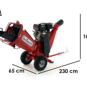 GeoTech PRO PCS 90 L - Broyeur thermique professionnel - Moteur Loncin G270F, tout neuf