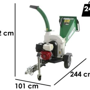 GreenBay GB-WDC 120 H - Broyeur thermique professionnel - Moteur Honda GX390 de 13 CV, tout neuf