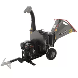 Blackstone-Broyeur de branches thermique tractable Blackstone BSFC 1600 LE Moteur à essence Loncin-Neuf