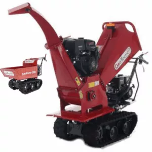 GeoTech-Broyeur autotracté à chenille sur brouette motorisée GeoTech PRO BMS155 LE moteur essence 6,5/15 CV-Neuf