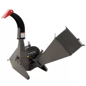 Blackstone -Broyeur de branches à tracteur Blackstone BTC100, avec système de coupe à 4 lames – diamètre du bois 100 mm-Neuf