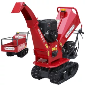GeoTech-Broyeur autotracté sur brouette à chenilles GeoTech-Pro BMS155 BS – Moteur B&S XR2100 – 7/15 CV-Neuf